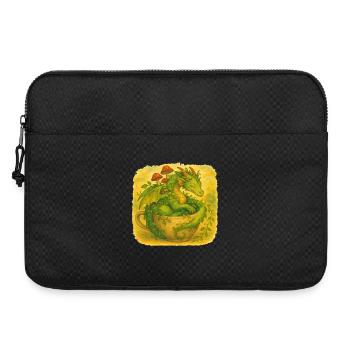 Wunderlicher Walddrache in Tasse - Laptoptasche 15" - Schwarz - Vorne