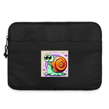 Schnecke - Laptoptasche 15" - Schwarz - Vorne