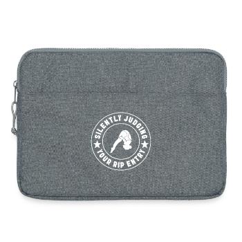 Diving diving board - Laptop bag 15" - heather grey - Front