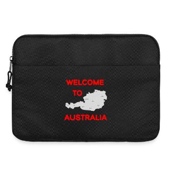 Willkommensdesign Österreich und Australien - Laptoptasche 15" - Schwarz - Vorne