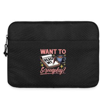 Screenwriter Want To Read My Screenplay Book Lover - Laptoptasche 15" - Schwarz - Vorne