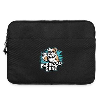 Espresso Gang Bulldogge - Laptoptasche 15" - Schwarz - Vorne