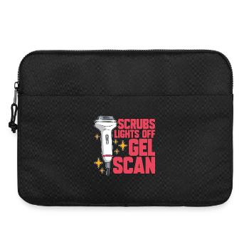 Sonographer Scrubs Lights Off Gel Scan Ultrasound - Laptoptasche 15" - Schwarz - Vorne