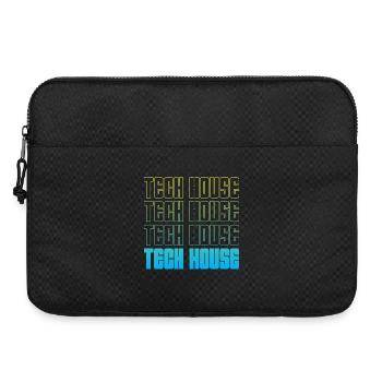 Tech House Neon Repeat - Sacoche pour ordinateur portable 15 pouces - noir - Devant
