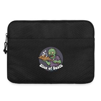 Zombie Pizza Scheibe - Laptoptasche 15" - Schwarz - Vorne