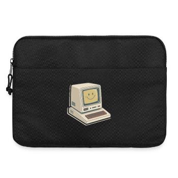 Vintage Smile Retro-Computer - Laptoptasche 15" - Schwarz - Vorne