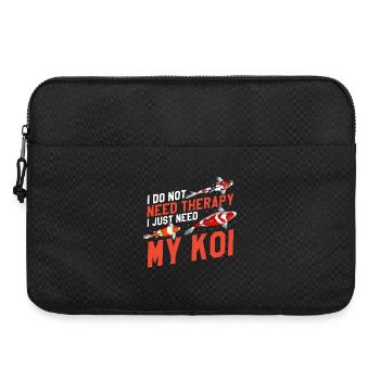 I Don't Need Therapy Just My Koi Funny Pond Zen - Laptop bag 15" - black - Front
