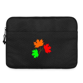 Érable tricolore - Sacoche pour ordinateur portable 15 pouces - noir - Devant