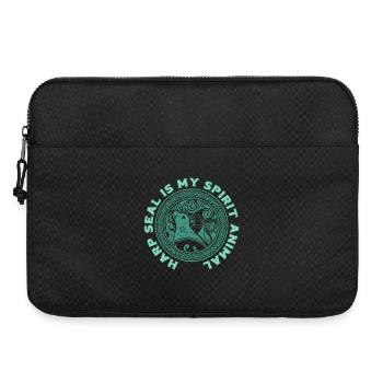 Sattelrobbe Robben - Laptoptasche 15" - Schwarz - Vorne