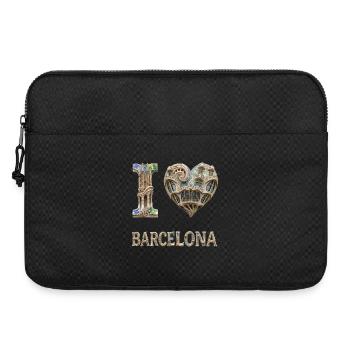 Barcelona – Organic Architecture - Laptop bag 15" - black - Front