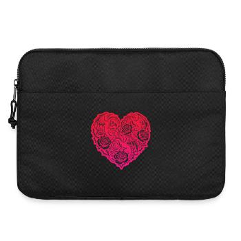 Heart Romantic Dragon Roses Love - Laptop bag 15" - black - Front