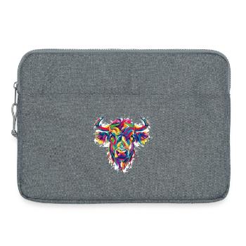 Bull Art Animal - Laptop bag 15" - heather grey - Front