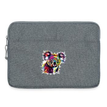 Creative Koala Color Explosion - Laptop bag 15" - heather grey - Front