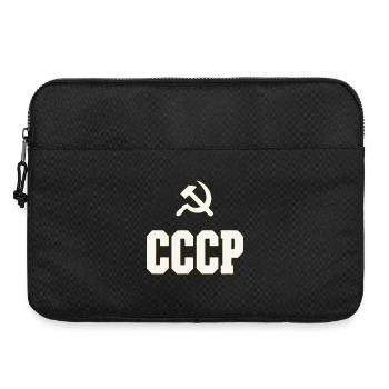 CCCP Design im 80er Jahre Stil, Retro Flasche - Laptoptasche 15" - Schwarz - Vorne