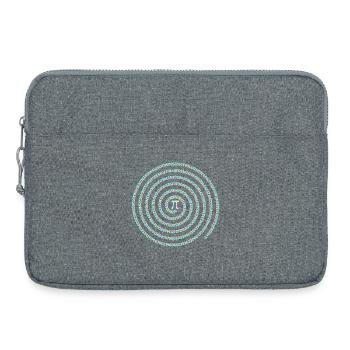 Symbole Pi Spiral Arc-en-ciel Chiffres de jour Pi - Sacoche pour ordinateur portable 15 pouces - gris chiné - Devant