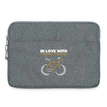 Artistic cycling, artistic cycling, indoor cycling - Laptop bag 15" - heather grey - Front