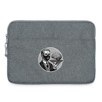 Parodie Lecter Catering serviert heute Gehirn - Laptoptasche 15" - Grau meliert - Vorne