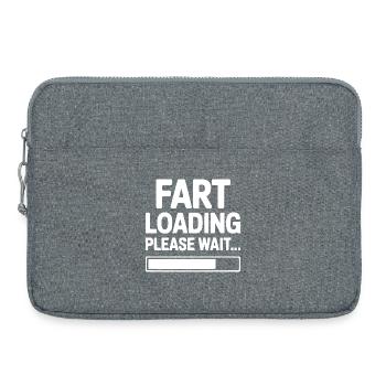 Furz-Laden, bitte warten... - Laptoptasche 15" - Grau meliert - Vorne