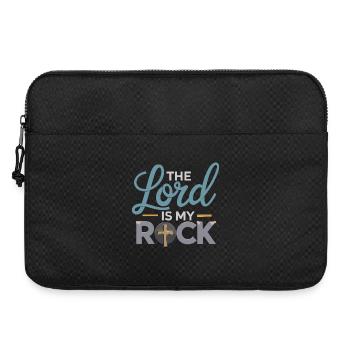  The Lord Is My Rock Christliches Kreuzmotiv Jesus - Laptoptasche 15" - Schwarz - Vorne