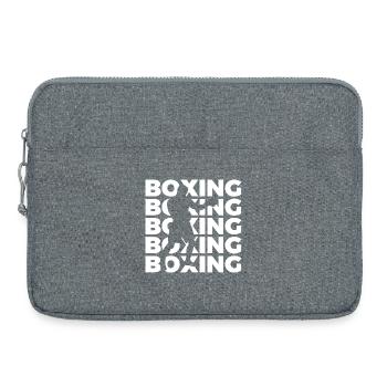 Boxe - Sacoche pour ordinateur portable 15 pouces - gris chiné - Devant