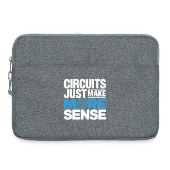 Schaltkreise Machen Technik Sinnvoller - Laptoptasche 15" - Grau meliert - Vorne