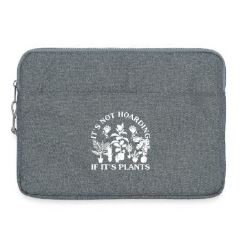 Pflanzen, die nicht horten - Laptoptasche 15" - Grau meliert - Vorne