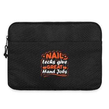 Designer de manucures Salon de manucure cosmétiques - Sacoche pour ordinateur portable 15 pouces - noir - Devant