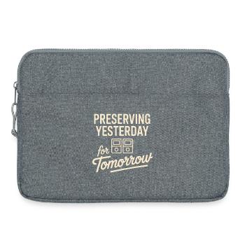 Preserving Yesterday for Tomorrow - Laptop bag 15" - heather grey - Front