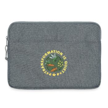 Libelle Libellen Transformation Is Quiet - Laptoptasche 15" - Grau meliert - Vorne
