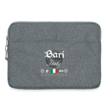 Souvenir de voyage streetwear de Bari Italy - Sacoche pour ordinateur portable 15 pouces - gris chiné - Devant