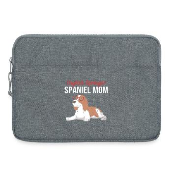Springer Spaniel Hund - Laptoptasche 15" - Grau meliert - Vorne
