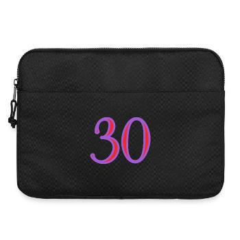 30. 30 ANS. 30e ANNIVERSAIRE. ANNIVERSAIRE 30 ANS. - Sacoche pour ordinateur portable 15 pouces - noir - Devant