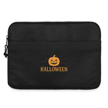 Spooky Jack-o'-lantern Halloween Design - Sacoche pour ordinateur portable 15 pouces - noir - Devant