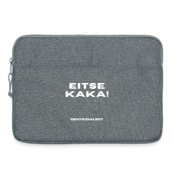 Gents_Dialect_T-shirt_Belgische_Streetwear - Laptoptasche 15" - Grau meliert - Vorne