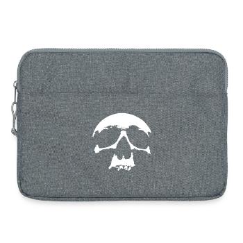 skull - Laptoptasche 15" - Grau meliert - Vorne