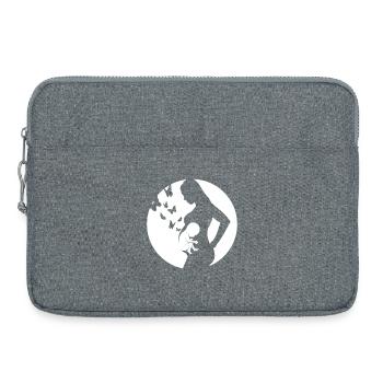 Mother - Baby - Pregnancy - Laptop bag 15" - heather grey - Front