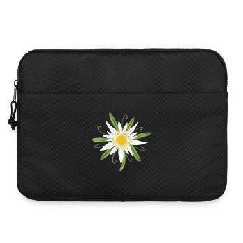 Edelweiss Edelweiß Blüte Oktober-fest - Laptoptasche 15" - Schwarz - Vorne