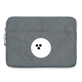 Boule de bowling, Bowling - Sacoche pour ordinateur portable 15 pouces - gris chiné - Devant