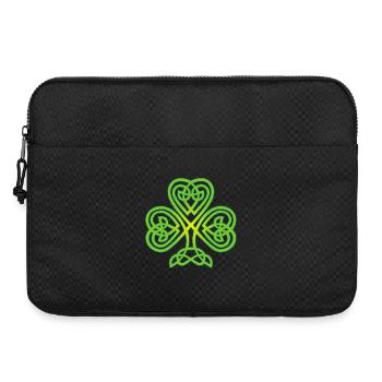 Irish clover - Laptop bag 15" - black - Front