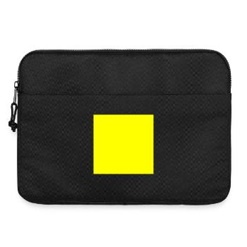 Yellow Background Texture Template Personalize - Laptop bag 15" - black - Front