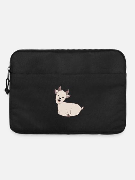 Ziege Ziegen Geiss - Laptoptasche 15" - Schwarz