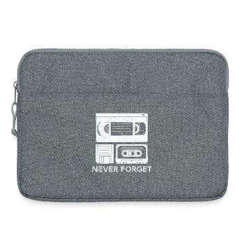 Cassette Creative Design - Laptop bag 15" - heather grey - Front
