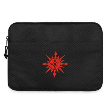 Soleil rouge et boussole - Sacoche pour ordinateur portable 15 pouces - noir - Devant