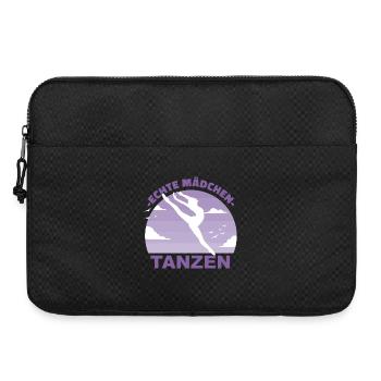 Tanzen Tänzerin Mädchen Hobby Geschenk - Laptoptasche 15" - Schwarz - Vorne