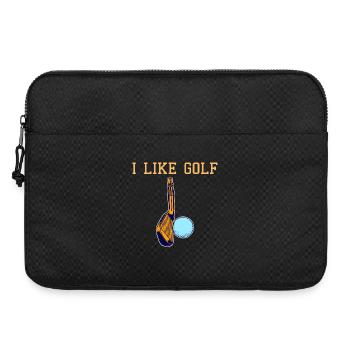 Golf Liebe - Laptoptasche 15" - Schwarz - Vorne