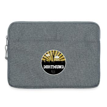 Match à domicile Dortmund Skyline - Sacoche pour ordinateur portable 15 pouces - gris chiné - Devant