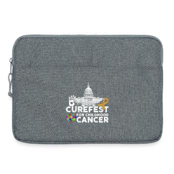 Kapitol-Curefest für Kinder - Laptoptasche 15" - Grau meliert - Vorne