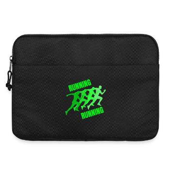 running, jogging, footing, course à pied, trail - Sacoche pour ordinateur portable 15 pouces - noir - Devant