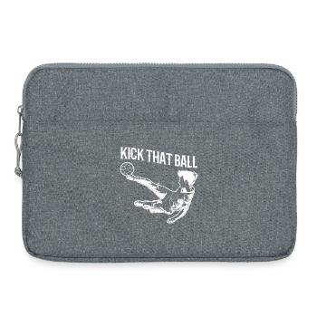 Shoot the ball - Laptop bag 15" - heather grey - Front