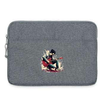 Gitarrist - Laptoptasche 15" - Grau meliert - Vorne